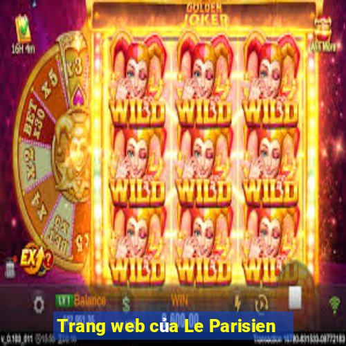 Trang web của Le Parisien