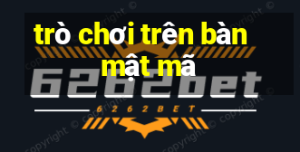 trò chơi trên bàn mật mã