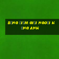 bảng điểm giải ngoại hạng anh