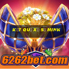 kết quả xổ số minh