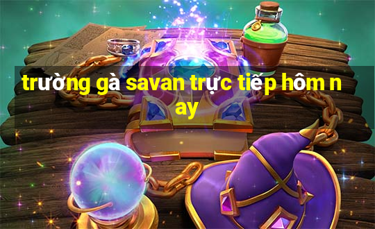 trường gà savan trực tiếp hôm nay