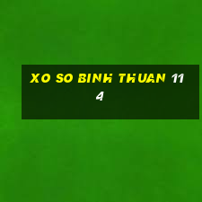 xo so binh thuan 11 4