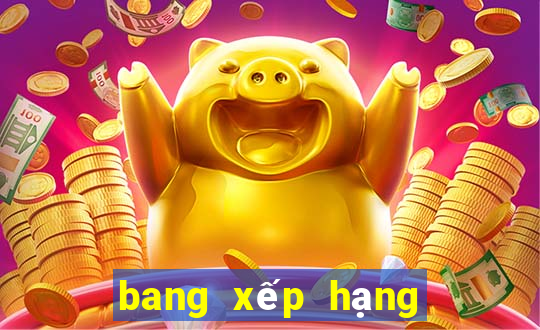 bang xếp hạng bóng đá