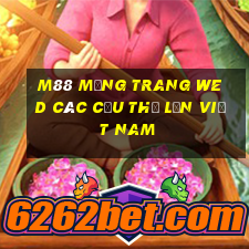 M88 Mạng trang wed các cầu thủ lớn Việt nam