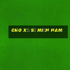 cho xổ số miền nam