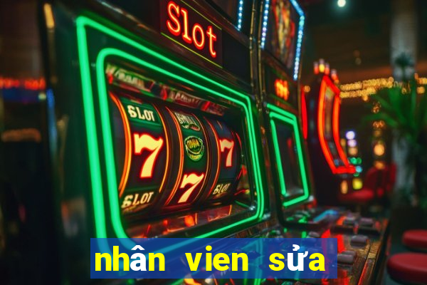 nhân vien sửa máy giặt sharp