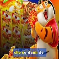 cho số đánh đề