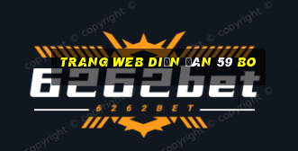 trang web Diễn đàn 59 Bo