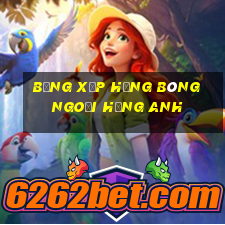 bảng xếp hạng bóng ngoại hạng anh