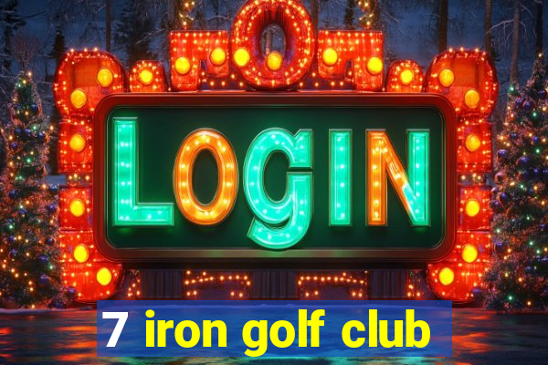 7 iron golf club