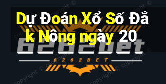 Dự Đoán Xổ Số Đắk Nông ngày 20