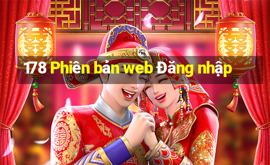 178 Phiên bản web Đăng nhập