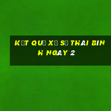 kết quả Xổ Số thái bình ngày 2