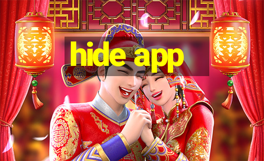 hide app