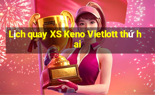 Lịch quay XS Keno Vietlott thứ hai