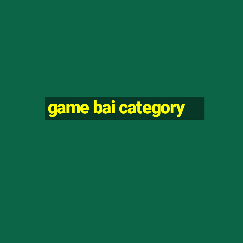 game bai category