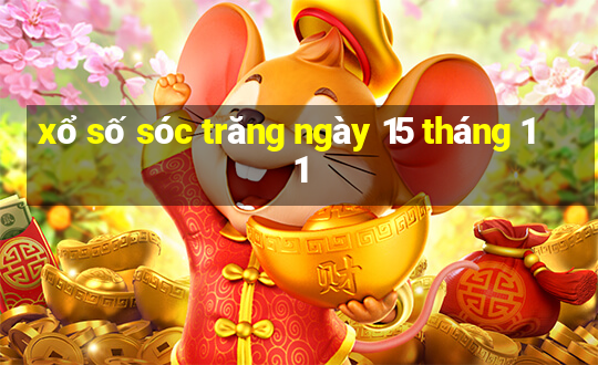 xổ số sóc trăng ngày 15 tháng 11