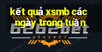 kết quả xsmb các ngày trong tuần