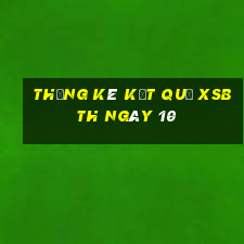 THỐNG KÊ KẾT QUẢ XSBTH ngày 10