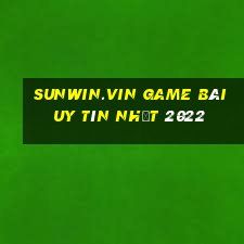 Sunwin.Vin Game Bài Uy Tín Nhất 2022