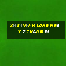 xổ số vĩnh long ngày 7 tháng 04