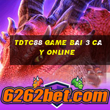 Tdtc88 Game Bài 3 Cây Online