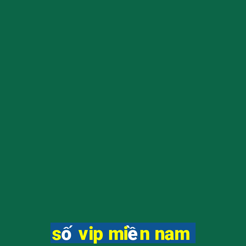 số vip miền nam