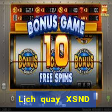 Lịch quay XSND ngày 18