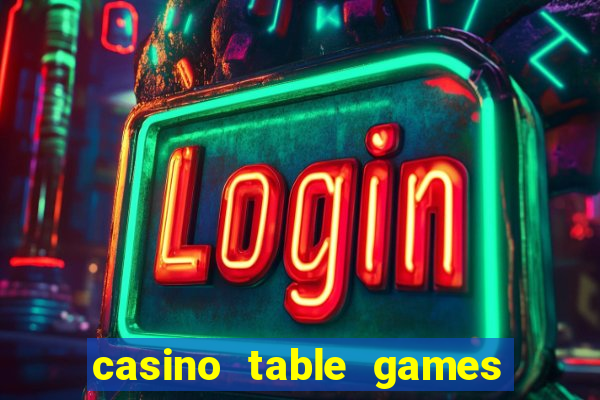 casino table games by image