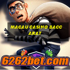 macau casino baccarat