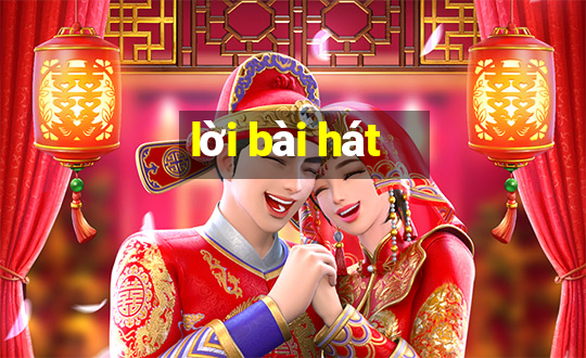 lời bài hát