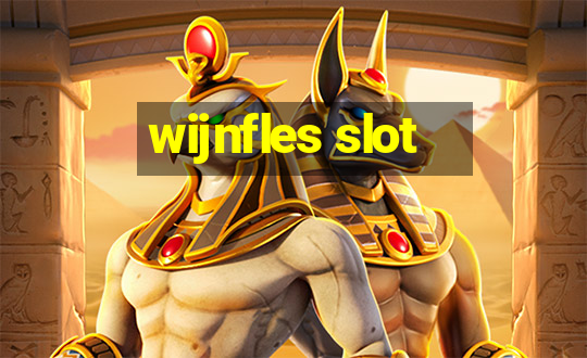 wijnfles slot