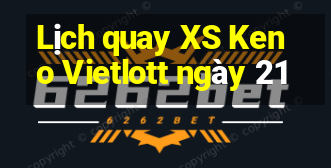 Lịch quay XS Keno Vietlott ngày 21