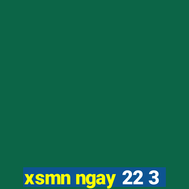 xsmn ngay 22 3