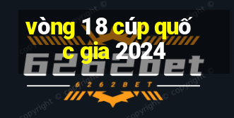 vòng 1 8 cúp quốc gia 2024