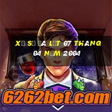 xổ số đà lạt 07 tháng 04 năm 2004