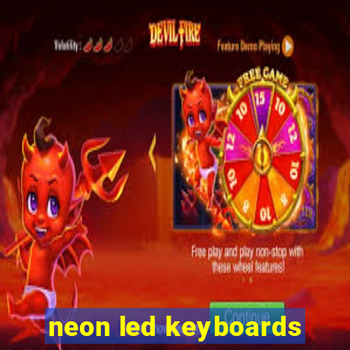 neon led keyboards