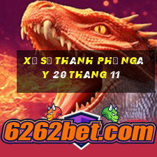 xổ số thành phố ngày 20 tháng 11