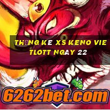 Thống kê XS Keno Vietlott ngày 22