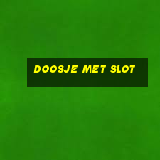 doosje met slot