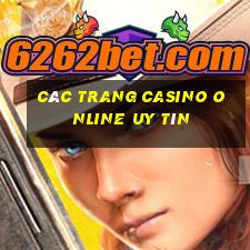 các trang casino online uy tín