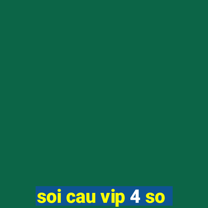 soi cau vip 4 so