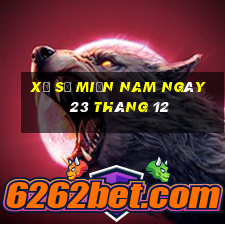 xổ số miền nam ngày 23 tháng 12