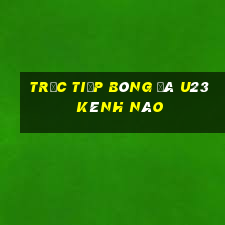 Trực tiếp bóng đá u23 kênh nào