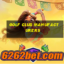 golf club manufacturers