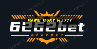 game quay hũ 777