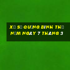 xổ số quảng bình thứ năm ngày 7 tháng 3