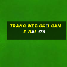 Trang web chơi game bài 178