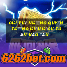 chi phí nhượng quyền thương hiệu hạch toán vào đâu