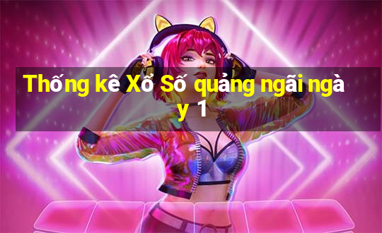 Thống kê Xổ Số quảng ngãi ngày 1